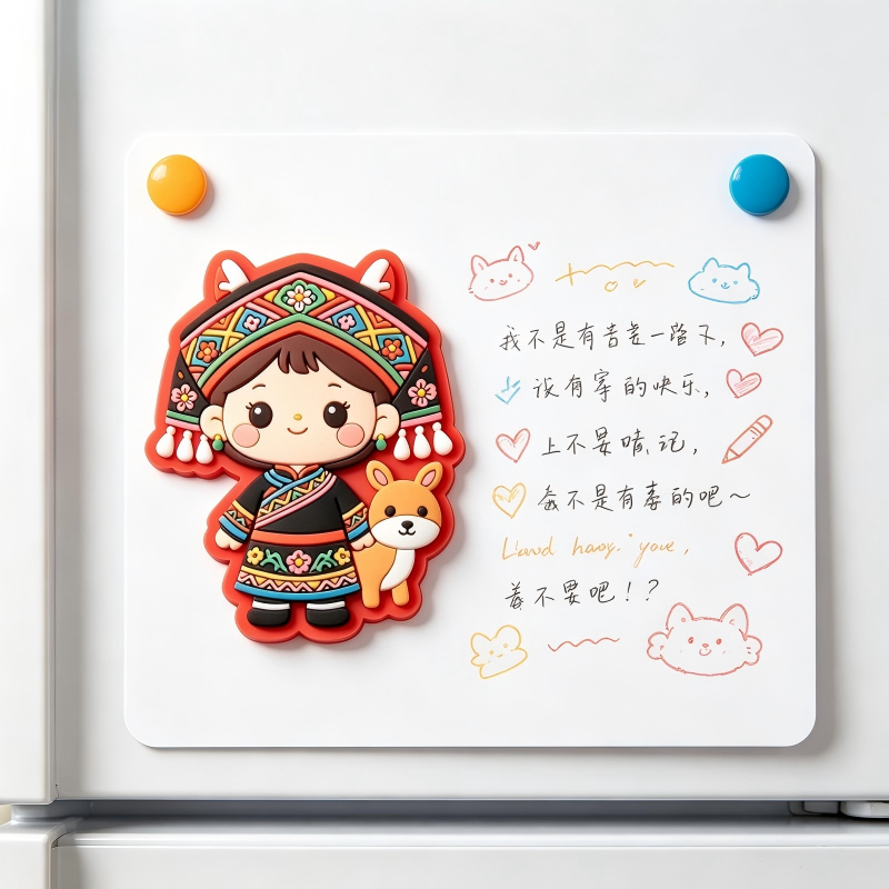 校园文创怎么出圈?卡通 IP PVC 冰箱贴开模定制全攻略(图4) 校园文创怎么出圈?卡通 IP PVC 冰箱贴开模定制全攻略(图4)