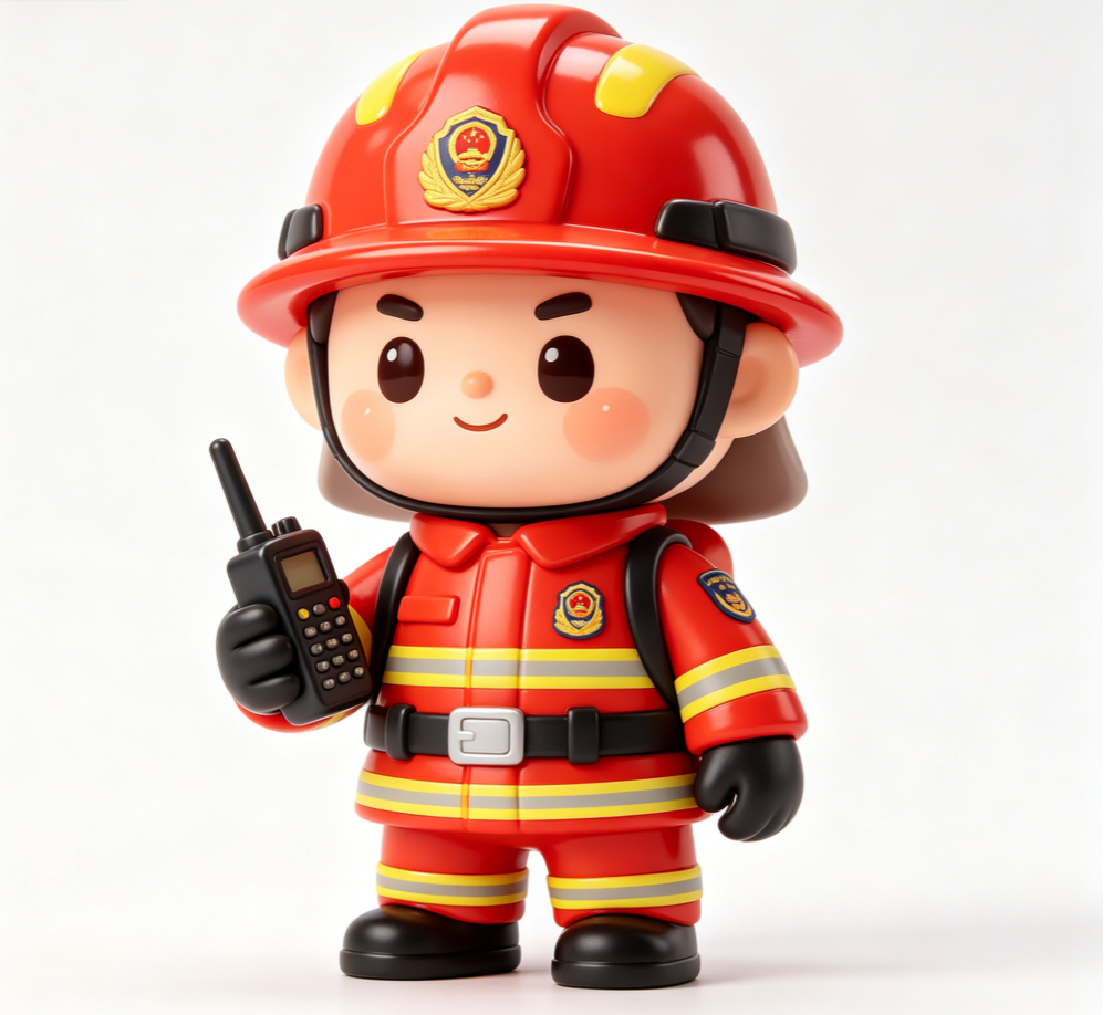 消防通信员塑胶玩具盲盒产业前景 东莞源头厂家详解政企 IP 定制发展趋势(图3)