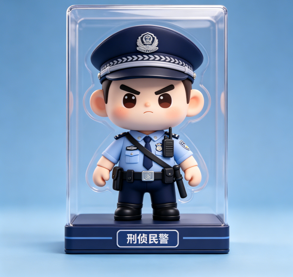 刑侦民警 IP 塑胶盲盒市场需求攀升 东莞麒盛达源头工厂赋能警营文创标准化定制(图1)