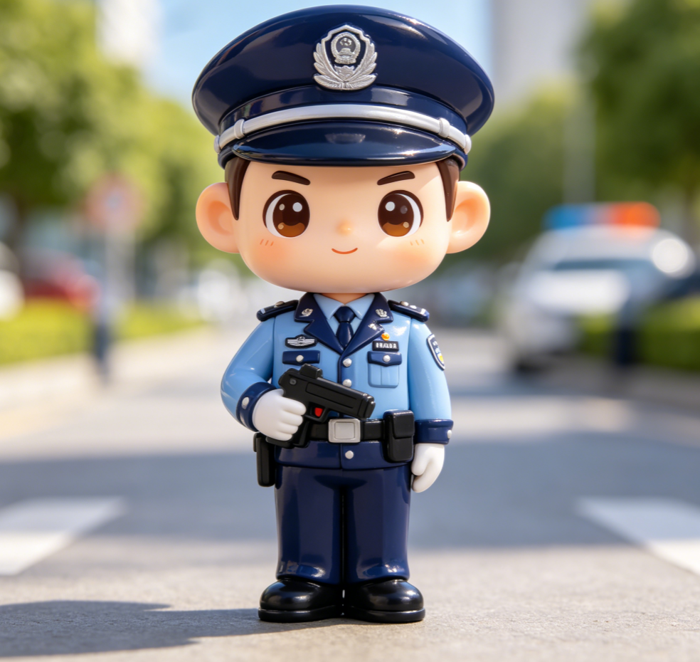 交警职业塑胶玩具盲盒行业趋势分析 东莞市麒盛达以源头产能护航交通文创定制发展(图3)