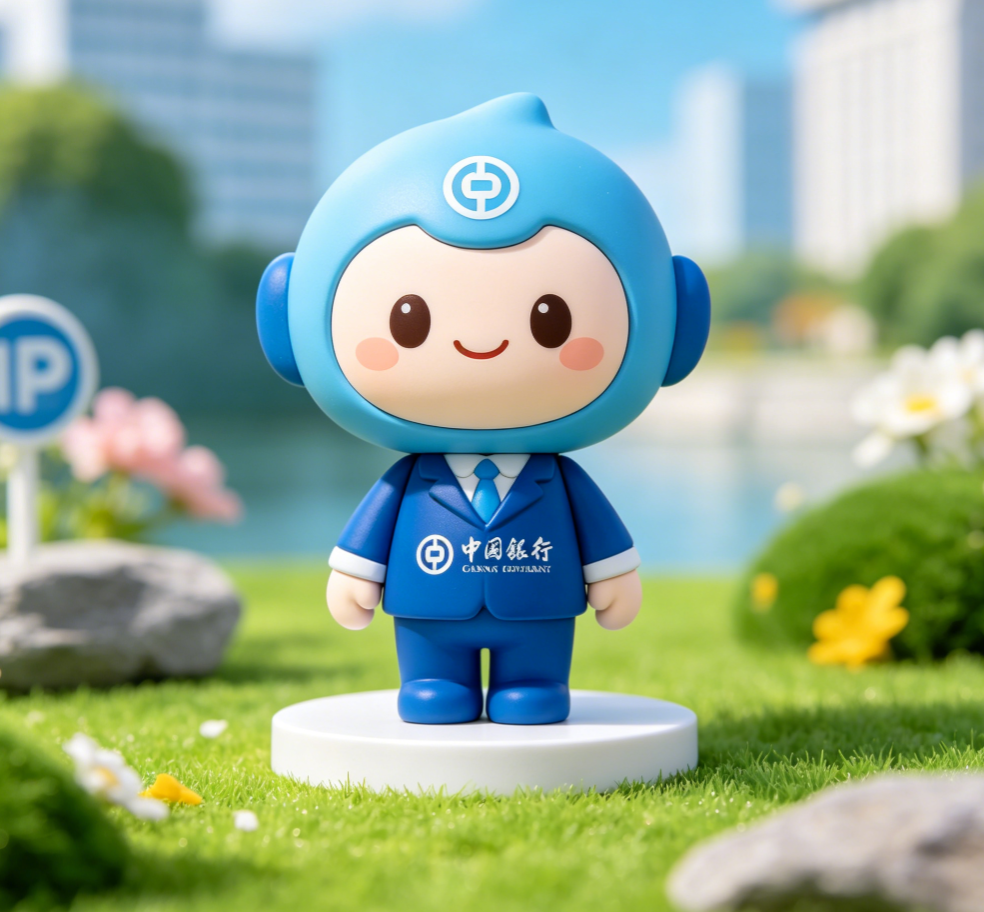 中国银行大堂经理职业塑胶盲盒定制前景解析 东莞麒盛达深耕金融 IP 文创源头智造(图2)