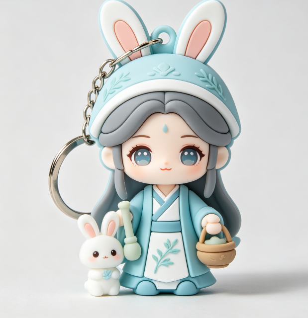 水墨仙侠 PVC 钥匙扣跨境出海风口显现 麒盛达合规硅胶公仔适配海外国风文创渠道(图3) 水墨仙侠 PVC 钥匙扣跨境出海风口显现 麒盛达合规硅胶公仔适配海外国风文创渠道(图3)