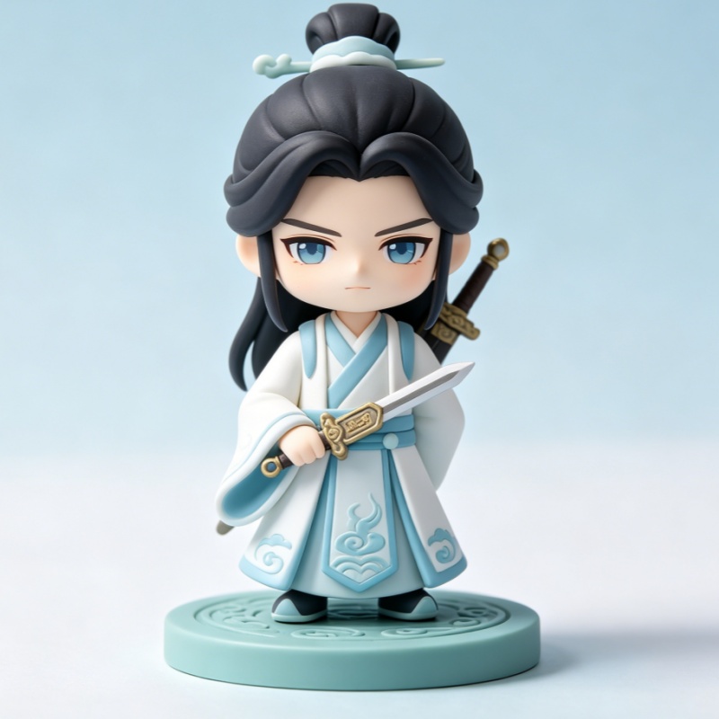 游戏联动武侠国漫盲盒需求扩容，东莞麒盛达 PVC 硅胶 Q 版公仔源头厂一站式定制(图2)