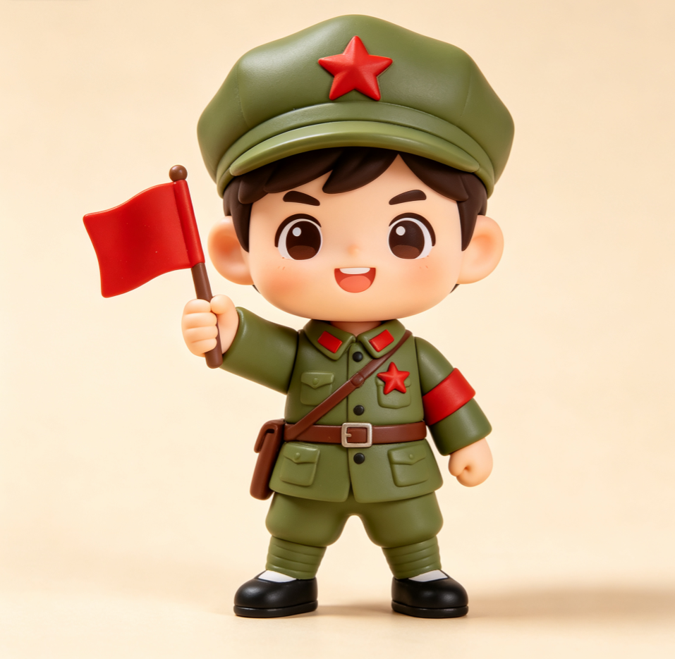 红色文旅 IP 传播创新路径 Q 版硅胶盲盒文创年轻化传承红色地域文化(图1)
